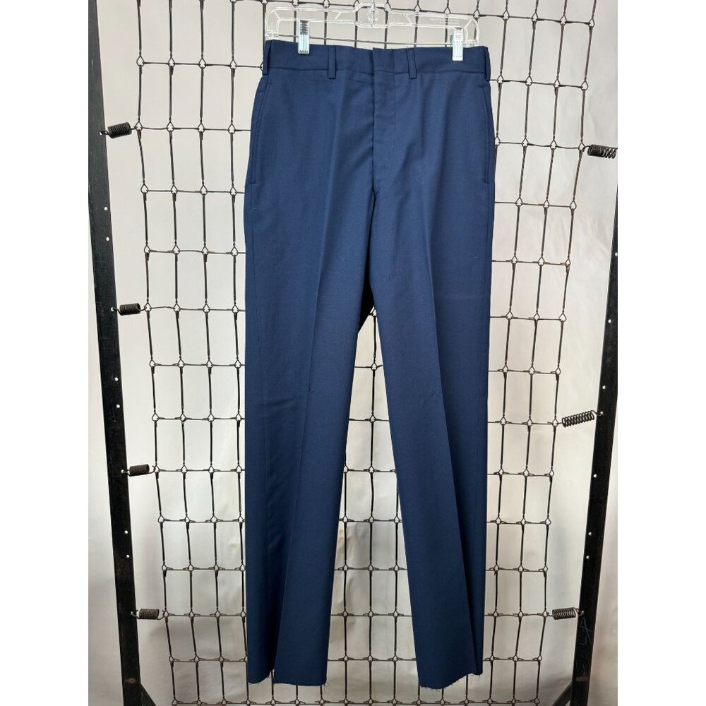 Mens Trousers 30S Tennessee Apparel Poly/Wool Blend Tropical AF Blue